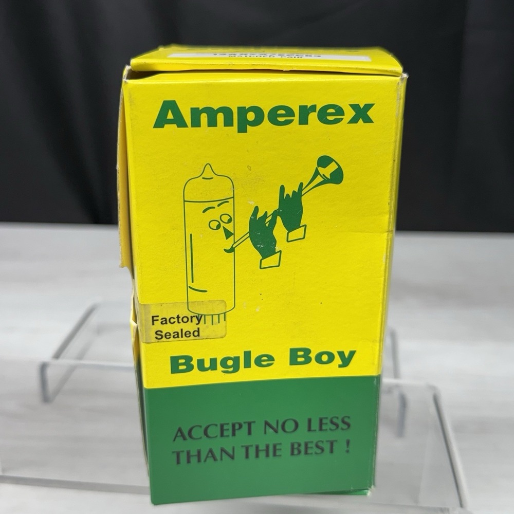 1 TUBE AMPEREX 12AX7A ECC83 TUBE BUGLE BOY NIB